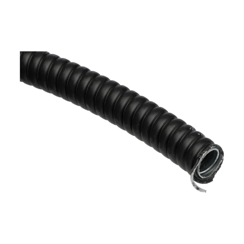 Adaptaflex Flexible PVC-Coated Galvanised Steel Conduit 10 mm Nominal Diameter, 10 m Length, Black SP10/BL/10M