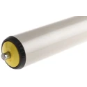 Interroll Plastic Round Conveyor Roller Spring Loaded 50 mm Dia. x 500 mm Length, Steel 10 mm Spindle, 530 11ELSAAJAC - 500