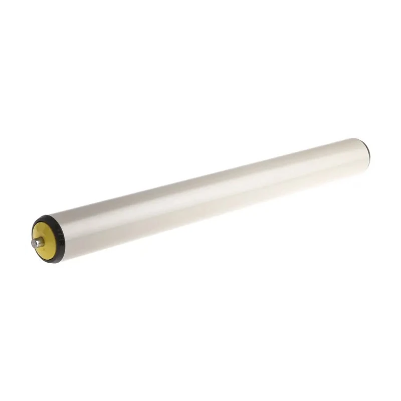 Interroll Plastic Round Conveyor Roller Spring Loaded 50 mm Dia. x 500 mm Length, Steel 10 mm Spindle, 530 11ELSAAJAC - 500