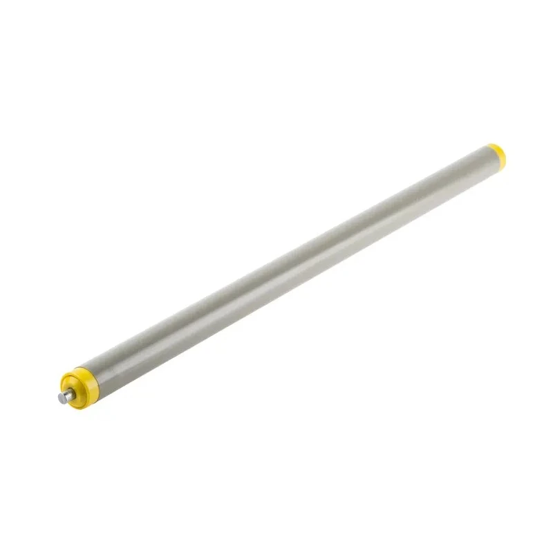 Interroll Plastic Round Conveyor Roller 20 mm Diameter x 400 mm Length, Spring Loaded Spindle 6 mm Steel, 5 11AYS20C03 - 400