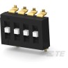 TE Connectivity Raised Rotary Coded DIP Switch Surface Mount TDS04SGNNTR04