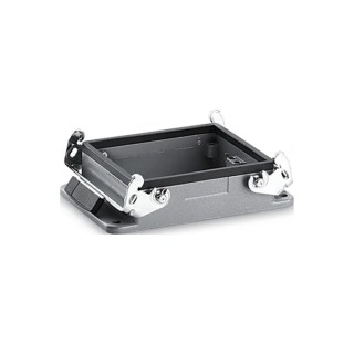 EPIC Heavy Duty Power Connector Housing Aluminium Alloy Body IP65 Rated 2 Lever Locking H-BE Series 10132000