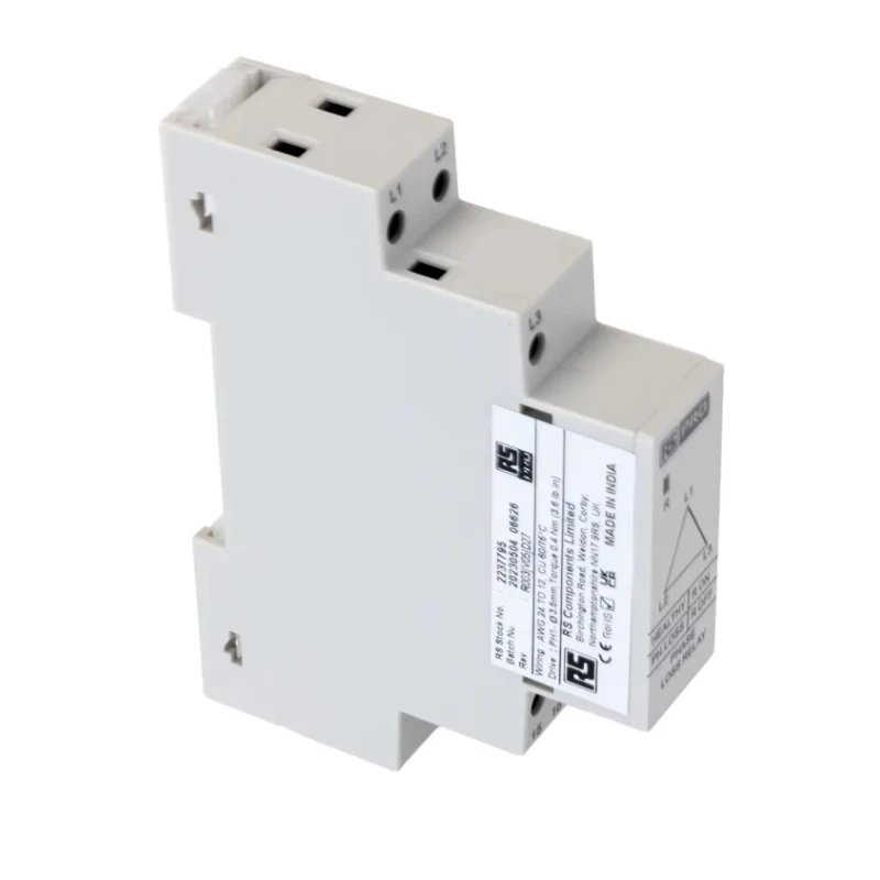 RS Pro 3 Phase Phase Loss Voltage Asymmetry Monitoring Relay SPDT DIN Rail 223-7795