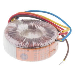 Nuvotem Talema Toroidal Transformer 230 V ac Primary 2 x 9 V ac Secondary 50 VA Dual Secondary Winding 0050P1-2-009