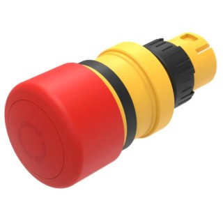 EAO Maintained Emergency Stop Push Button 16 mm Cutout Plastic Housing IP66 IP69K IP67 61-3440.4/1
