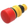 EAO Maintained Emergency Stop Push Button 16 mm Cutout Plastic Housing IP66 IP69K IP67 61-3440.4/1