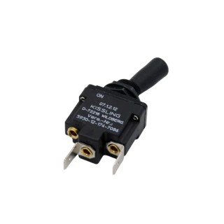 TE Connectivity Toggle Switch Through Hole Mount On-Off SPST Quick Connect Terminal 28 V dc 115 V ac 07-1-2-12