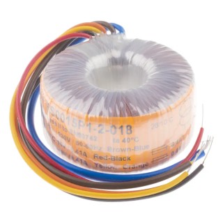 Nuvotem Talema Toroidal Transformer 230 V ac Input 2 x 18 V ac Output 120 VA 3.33A Primary Winding Copper 0120P1-2-018