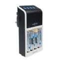 Ansmann Battery Charger for NiMH Batteries 1.2V, 8.4V, 9V Output, 650mA Charge Current, AAA, AA, 9V 1001-0094-44-03520