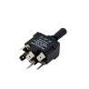 TE Connectivity Toggle Switch Through Hole Mount On-Off-On DPDT Quick Connect Terminal 28V dc 115V ac 07-2-2-17