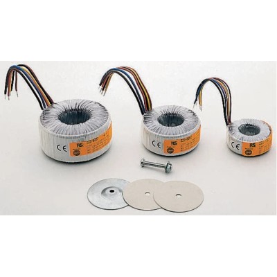 Nuvotem Talema 230 V ac 2 x 18 V ac Toroidal Transformer 2 Output 160 VA EN60065 BS415 UL5 VDE0550 UL506 EN61558 0160P1-2-018