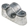 RS PRO Natural Steel Cable Clip, 25 mm Maximum Bundle Diameter, Screw Fixing, Saddle Clamp 606-018