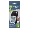 Ansmann Battery Charger for NiMH and NiCd AAA, AA, 9 V Batteries 1.2V, 8.4V, 9V Output, 650mA, EU Plug 1001-0094-520