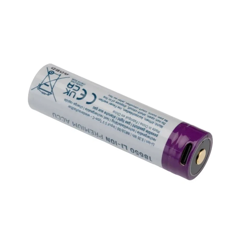 Ansmann 3.6 V Lithium-ion Rechargeable Battery Pack 2.6 Ah 18650 Series Model 1307-0002-520