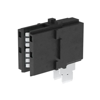 Molex 213205 Series Right Angle Busbar Connector 1 Row Solder Termination 200A 600V Copper Alloy Silver Plated 2132050001