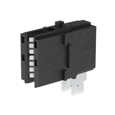 Molex 213205 Series Right Angle Busbar Connector 1 Row Solder Termination 200A 600V Copper Alloy Silver Plated 2132050001