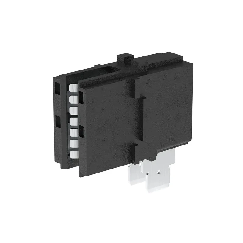 Molex 213205 Series Right Angle Busbar Connector 1 Row Solder Termination 200A 600V Copper Alloy Silver Plated 2132050001