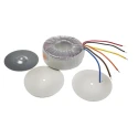 Nuvotem Talema 230 V ac Toroidal Transformer 2 Output 2 x 25 V ac 10A 500 VA 0500P1-2-025