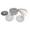 Nuvotem Talema 230 V ac Toroidal Transformer 2 Output 2 x 25 V ac 10A 500 VA 0500P1-2-025