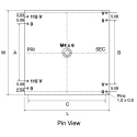 Nuvotem Talema 230 V ac 2 x 12 V ac Toroidal Transformer 2 Output 3.2 VA UL IEC 70012K