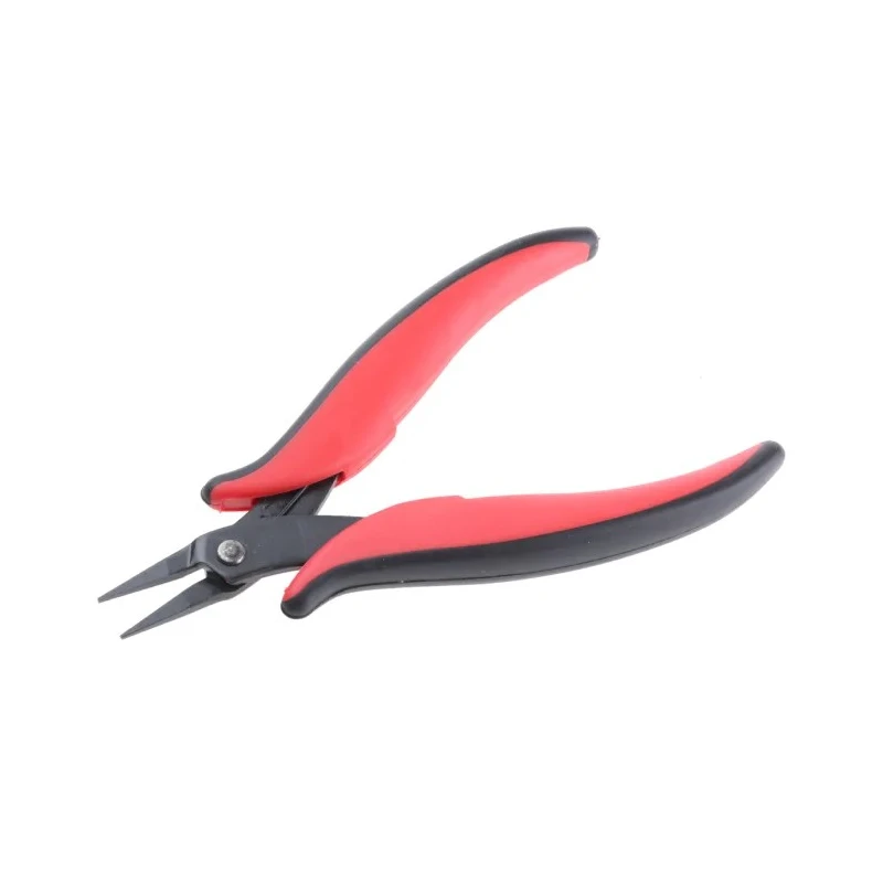 RS PRO Long Nose Plier, 1-Piece, 140mm Overall Length, 3mm Steel Jaw, Soft Grip Handles 606-513