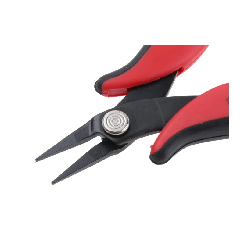 RS PRO Long Nose Plier, 1-Piece, 140mm Overall Length, 3mm Steel Jaw, Soft Grip Handles 606-513