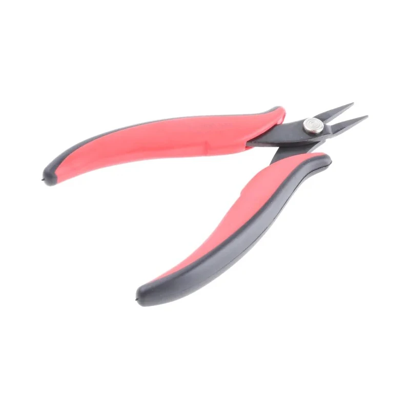 RS PRO Long Nose Plier, 1-Piece, 140mm Overall Length, 3mm Steel Jaw, Soft Grip Handles 606-513