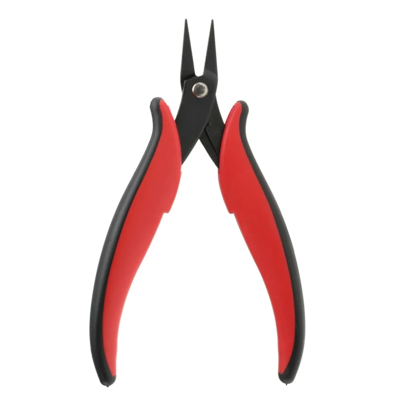 RS PRO 1-Piece Flat Nose Plier Serrated, 146mm Overall Length, 16mm Jaw Width, Chrome Finish 606-541