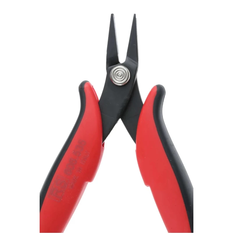 RS PRO Flat Nose Plier, Soft Grip Handle, Steel, 140mm Overall Length, 30mm Jaw Length 606-535