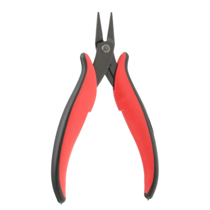 RS PRO Flat Nose Plier, Soft Grip Handle, Steel, 140mm Overall Length, 30mm Jaw Length 606-535