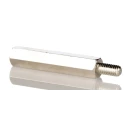 RS PRO M3 Brass Hexagonal Standoff, 25 mm Body Length, 10 mm Stud Length, Nickel Plated 606-709