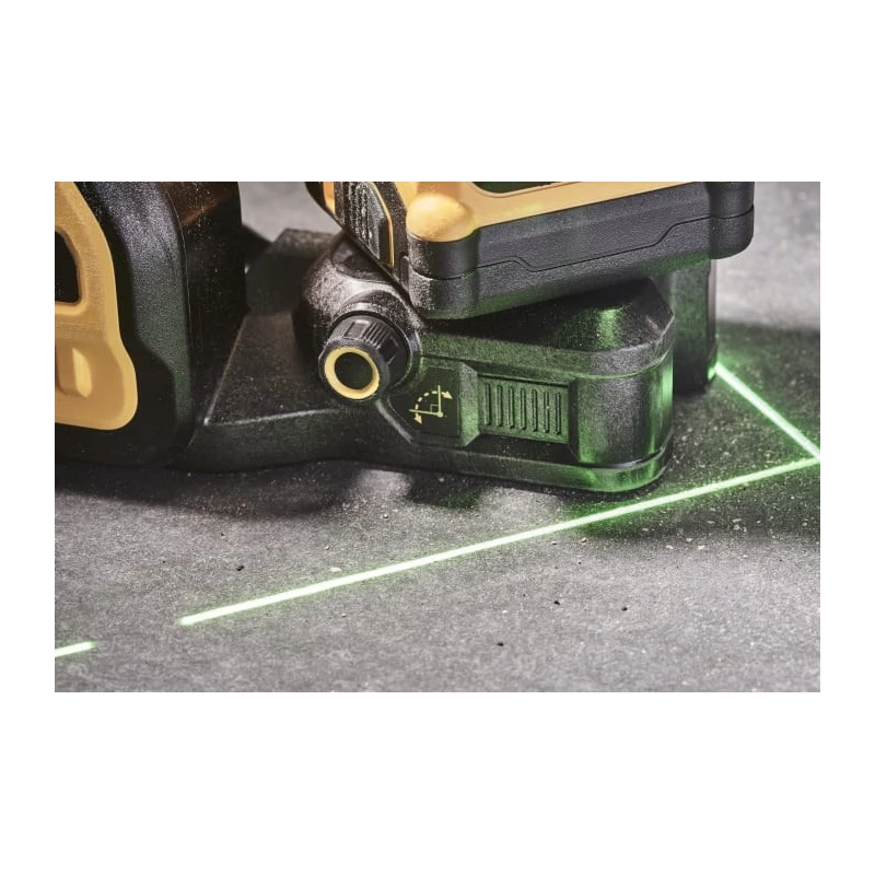 DeWALT 12/18V Battery Powered 3x 360° Green Laser Level Self-Levelling Indoor Precision Tool DCE089NG18-XJ