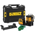 DeWALT 12/18V Battery Powered 3x 360° Green Laser Level Self-Levelling Indoor Precision Tool DCE089NG18-XJ