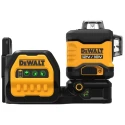 DeWALT 12/18V Battery Powered 3x 360° Green Laser Level Self-Levelling Indoor Precision Tool DCE089NG18-XJ