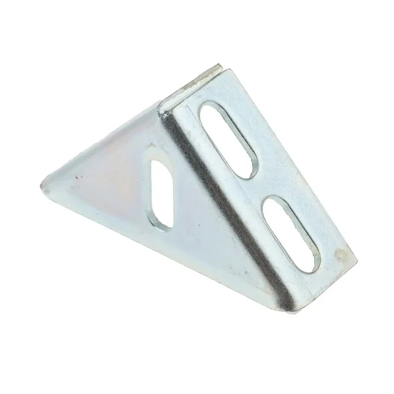 RS PRO Vertical DIN Rail Angled Mounting Bracket Silver 606-866