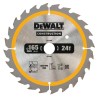 DeWALT Circular Saw Blade 24 Teeth Per Inch for Timber with Embedded Nails, Rough Timber, Softwood, Composite DT1949-QZ