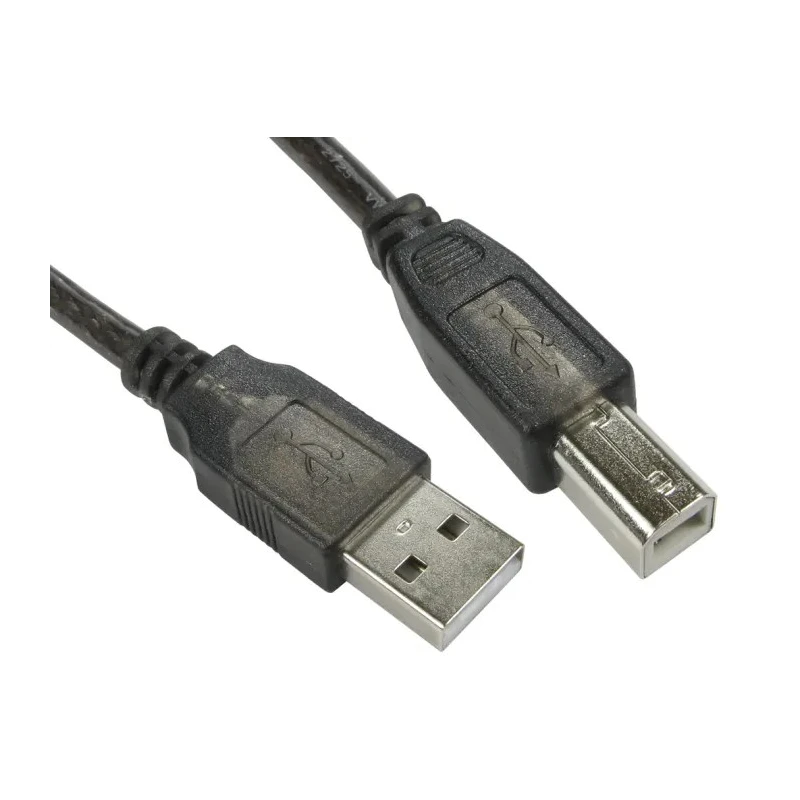 NewLink IC Socket USB Cable Male USB Type A to Male USB B, USB 2.0, 20 m, Black USB2-PREXT20M