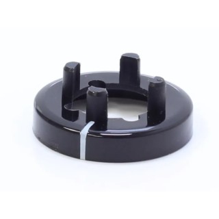 Elma Rotary Switch Knob, Black, Secure Collet Mounting, Model 044-3120