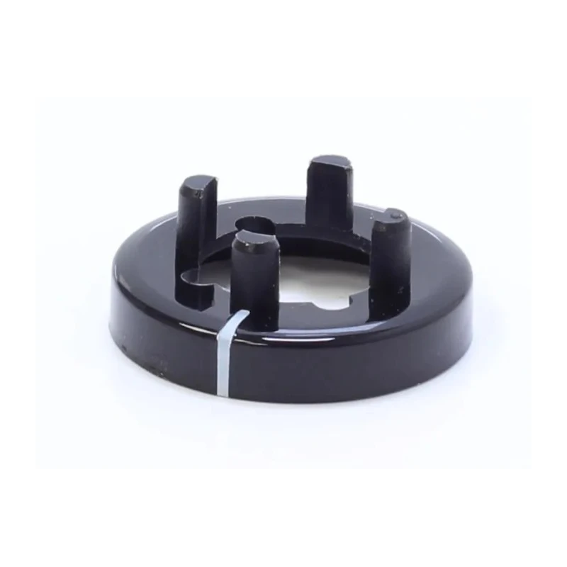 Elma Rotary Switch Knob, Black, Secure Collet Mounting, Model 044-3120
