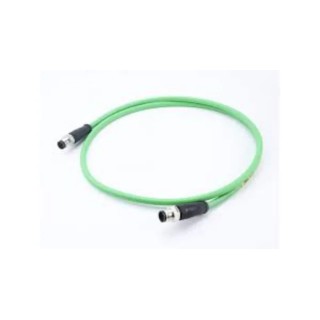 Molex Male 4 Way Threaded to Male 4 Way M12 Sensor Actuator Cable 30V Thermoplastic Polyurethane Jacket Green 20m 1201088315