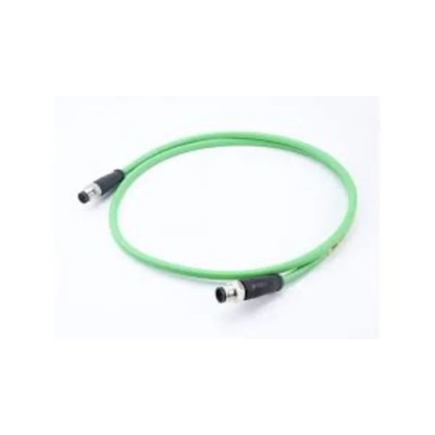 Molex Male 4 Way Threaded to Male 4 Way M12 Sensor Actuator Cable 30V Thermoplastic Polyurethane Jacket Green 20m 1201088315