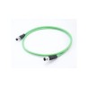 Molex Male 4 Way Threaded to Male 4 Way M12 Sensor Actuator Cable 30V Thermoplastic Polyurethane Jacket Green 20m 1201088315