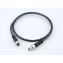 Brad from Molex Female 3 Way M8 to Male 3 Way M8 Sensor Actuator Cable 600 mm 60V Polyurethane Jacket 1200878558