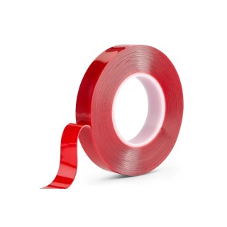 RS PRO Transparent Double-Sided Acrylic Foam Tape 12mm Width x 10m Length x 1mm Thickness VST Model 224-3444