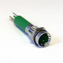 CML Innovative Technologies LED Recessed Panel Indicator Green 8 mm Tab 12V DC IP67 19050251