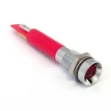 CML Innovative Technologies LED Prominent Panel Indicator, Red, Panel Mount, 1950X Series, 8 mm Mount Hole, 130V 19500130