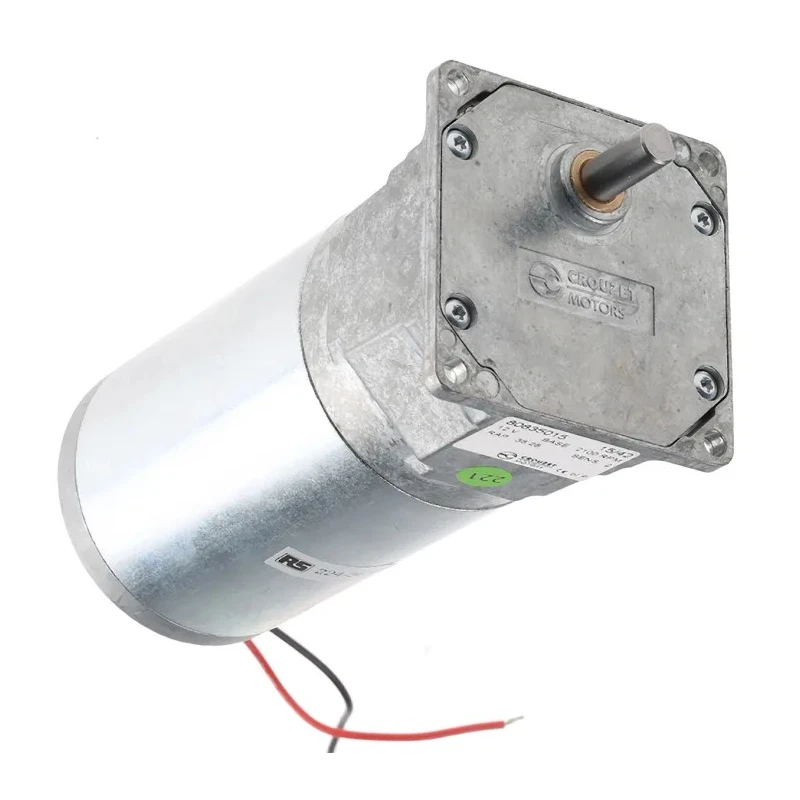 Crouzet Brushed Geared DC Geared Motor 27 W 12V DC 5 Nm Torque 47 RPM 8 mm Shaft Diameter 80835015