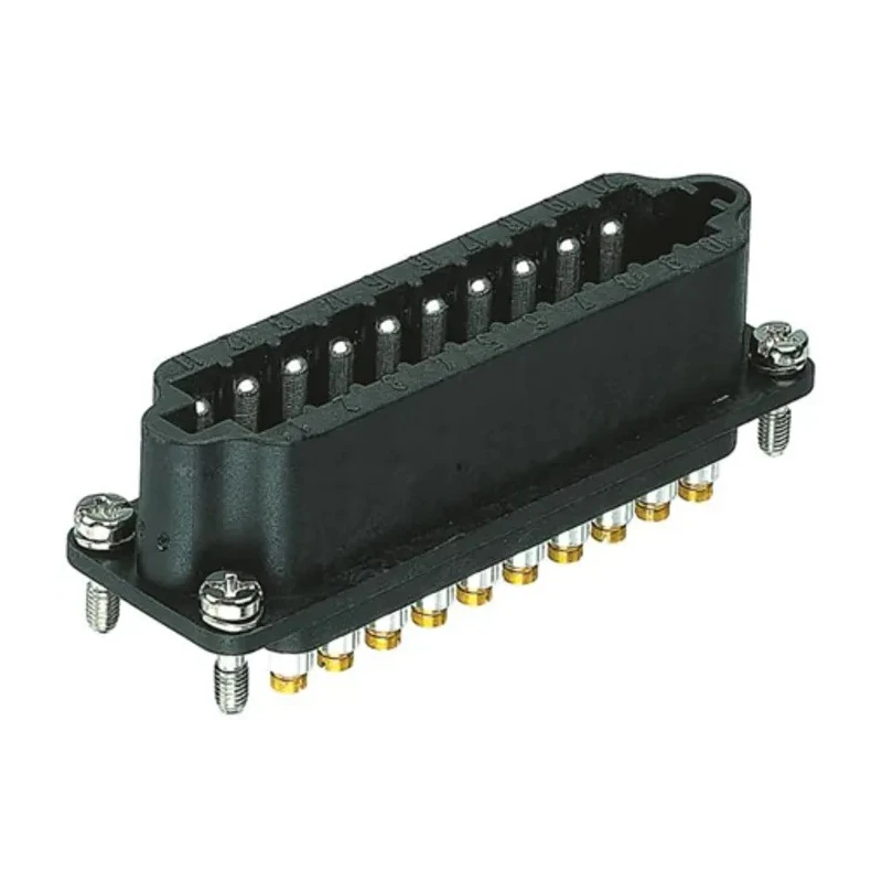 HARTING Heavy Duty Power Connector Insert 10A, STAF Series Male, 20 Contacts 0970020262201