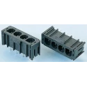 Molex Sabre Series Straight Through Hole PCB Header, 4 Contacts, 7.49 mm Pitch, 1 Row, Shrouded, 600V, 18A 43160-2104