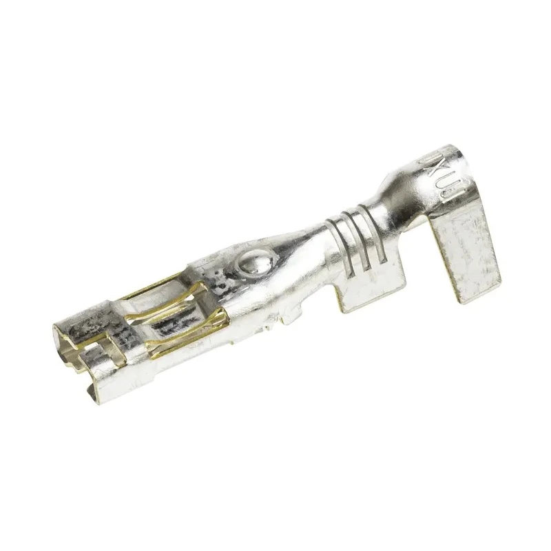 Molex 43375 Series Female Crimp Terminal, 18 AWG Min Crimp, 14 AWG Max, Tin Plated Brass, 18A Current, 600V Rating 43375-1001